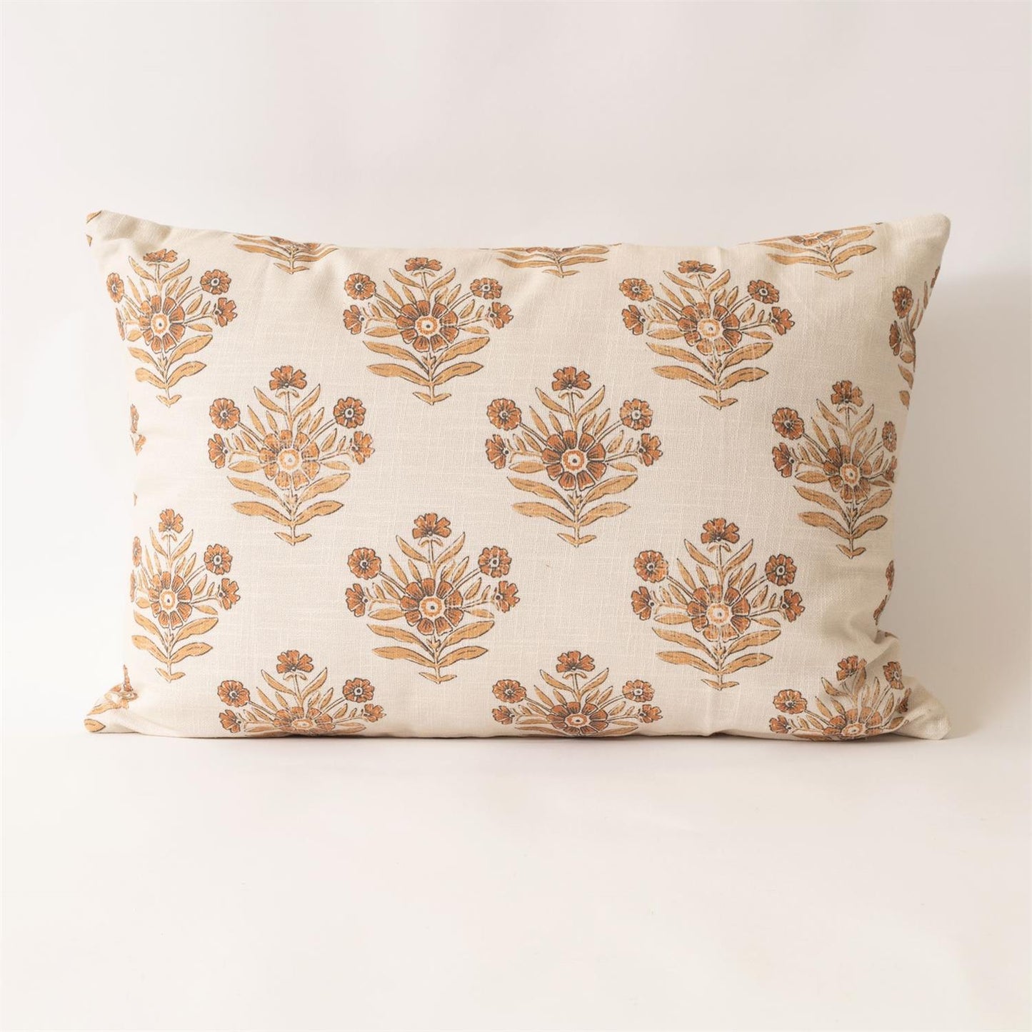 Fall Block Print Pillow