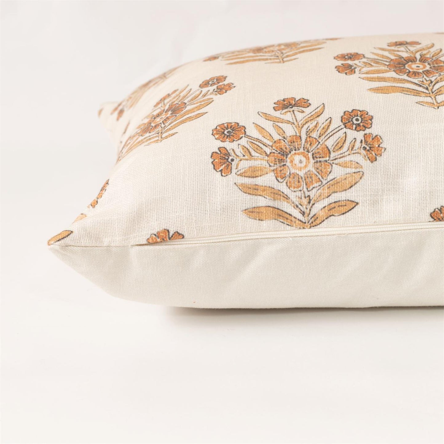 Fall Block Print Pillow