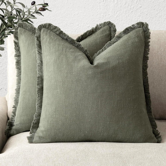 Olive Green Pillow 20x20