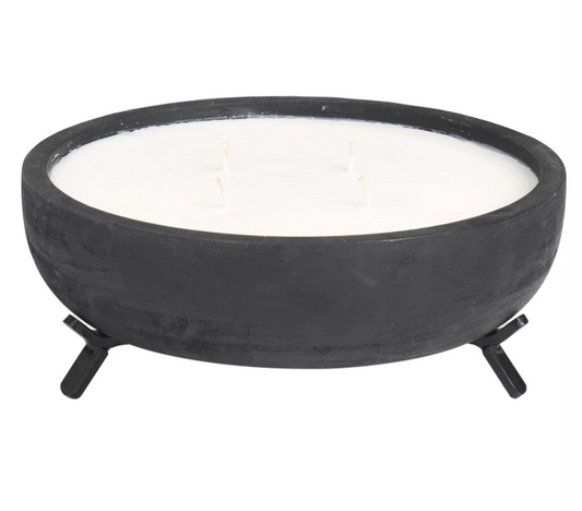 Black wooden Decorative Candle