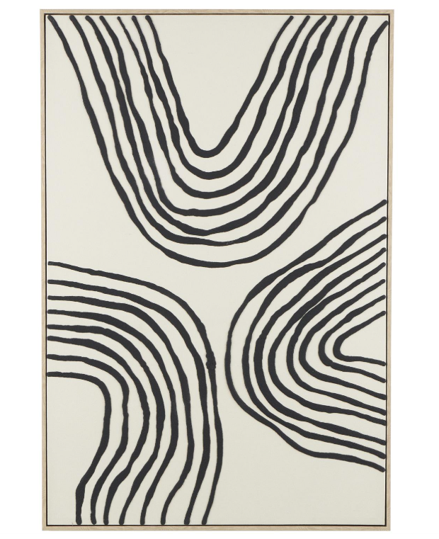 Black Lined Canvas
