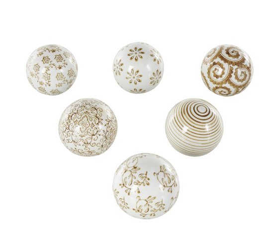 Floral Glossy Decorative Ball