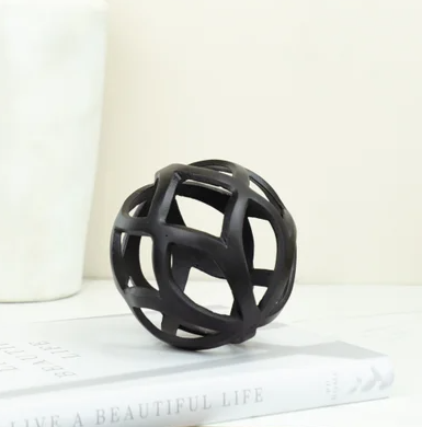 Black Decorative Orb