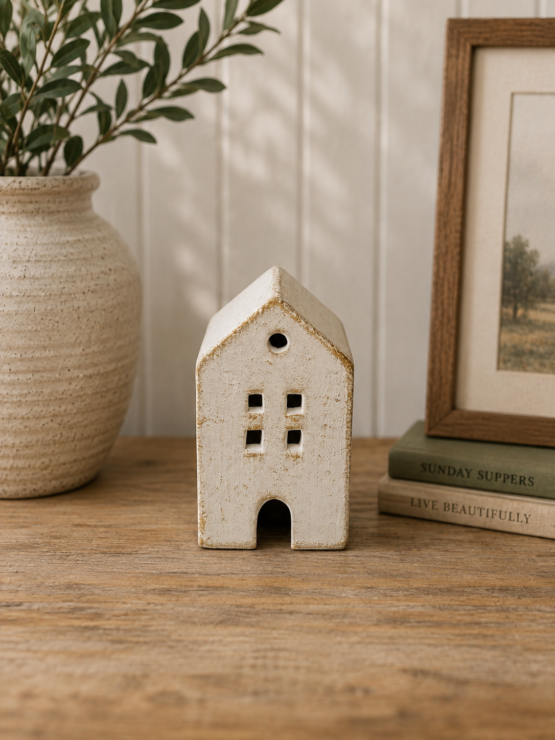 White Gold Brushed Houses