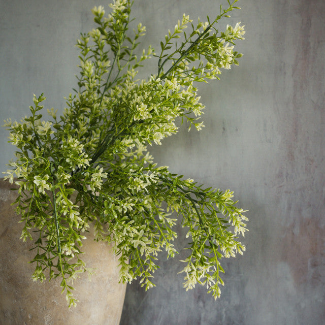New England Boxwood & Berries Spray