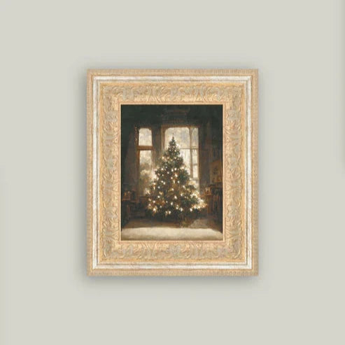 Vintage Art - Glowing Christmas Tree