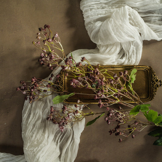 34" Wine Daphne Spray