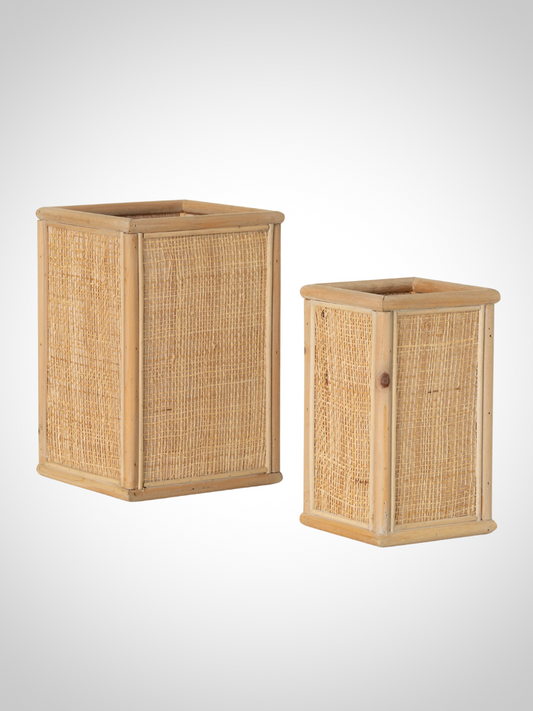 Wood & Seagrass Container