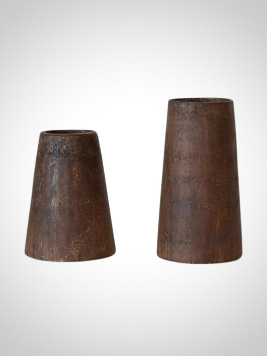 Found Wood Vase
