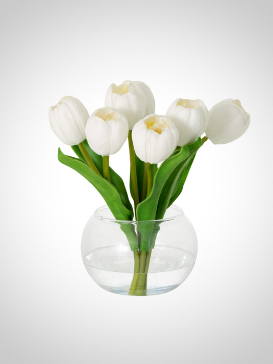 White Tulip Arrangement