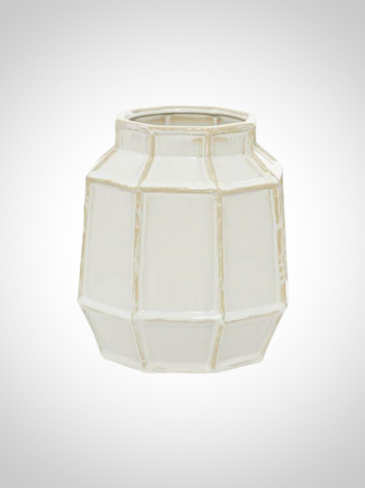 Lined Round Vase