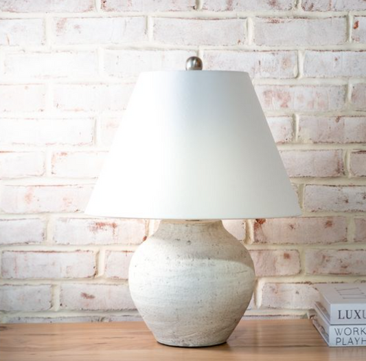 Beige Ceramic Table Lamp