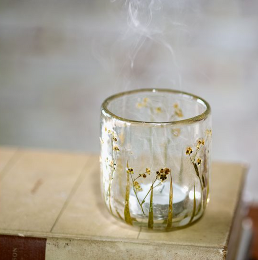 Pressed Baby's Breath Jar