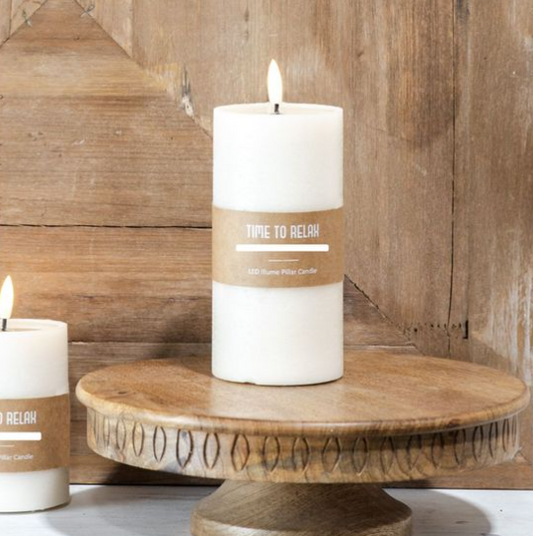 6" LED Pillar Candle