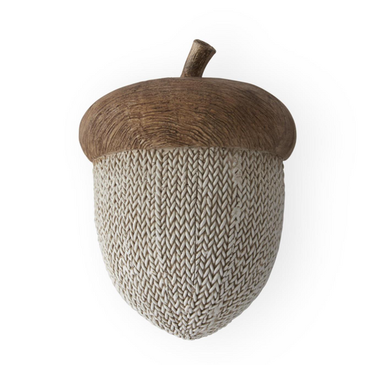 Resin Woven Acorn