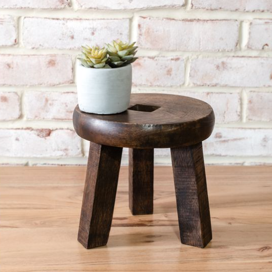 Wood Round Pedestal
