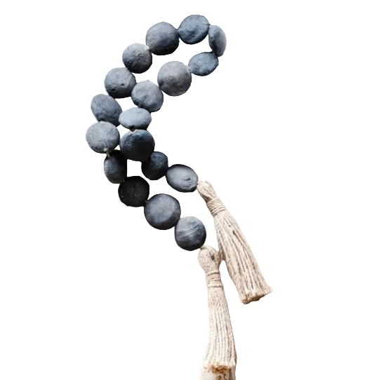 Black Terracotta Beads