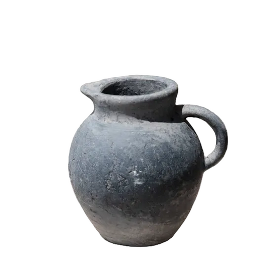 9" Charcoal Pitcher Vase