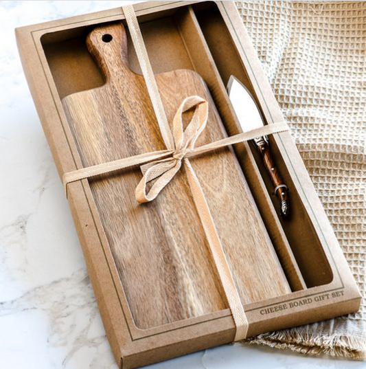 Cheese Board W/ Knife Set