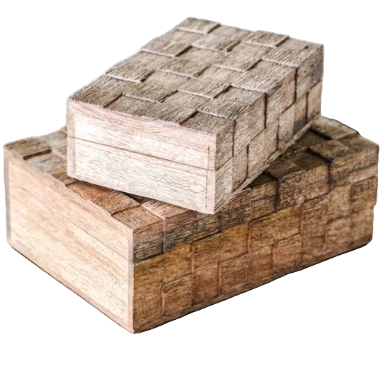 Wood Weave Box