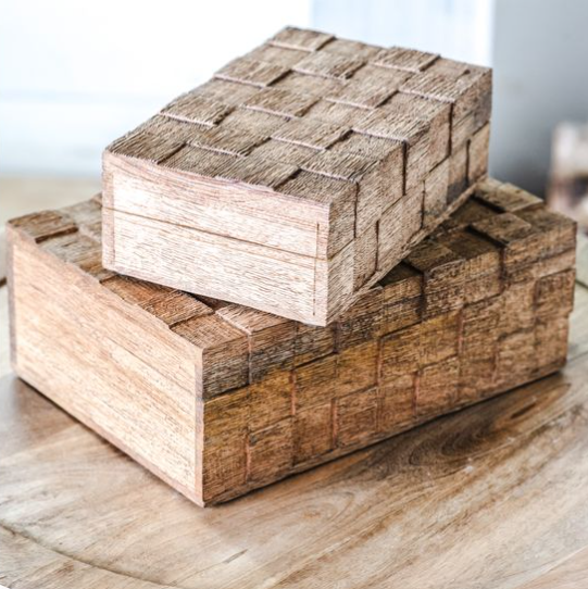 Wood Weave Box