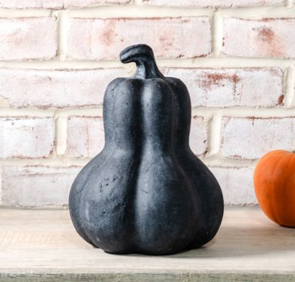 10" Black Gourd