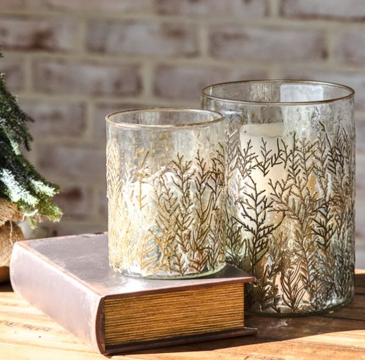 Pressed Cedar Jars