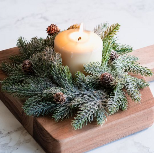 Evergreen Candle Ring