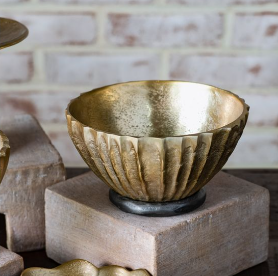 Gold Stripe Bowl