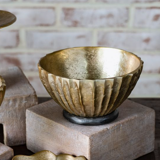 Gold Stripe Bowl