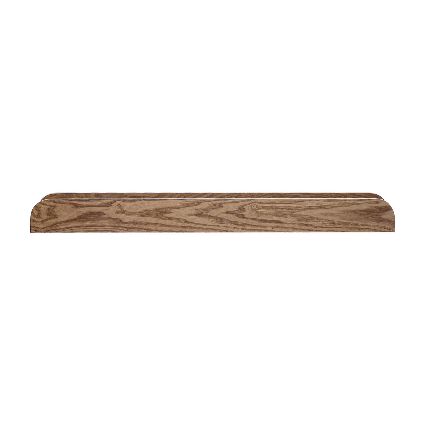 Wooden tray on a white background