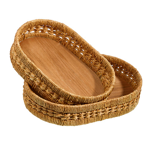 Rattan Woven Trays