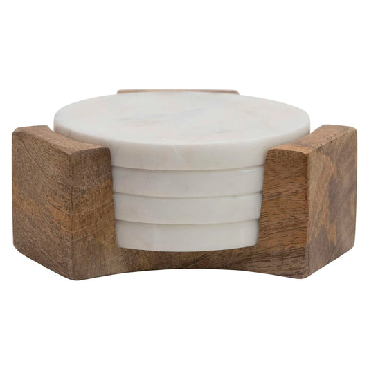 Marble Coaster Set