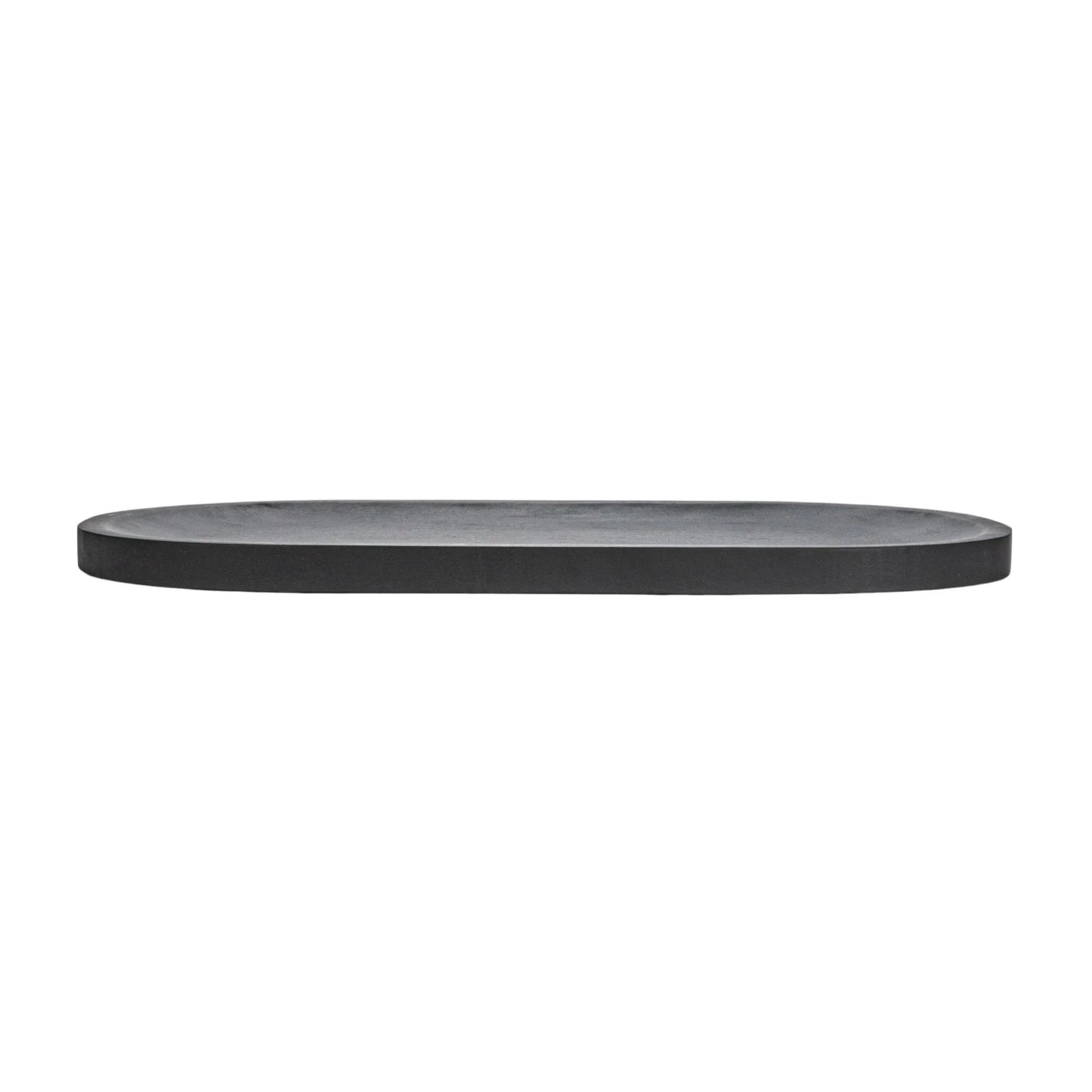 Black Oval Tray