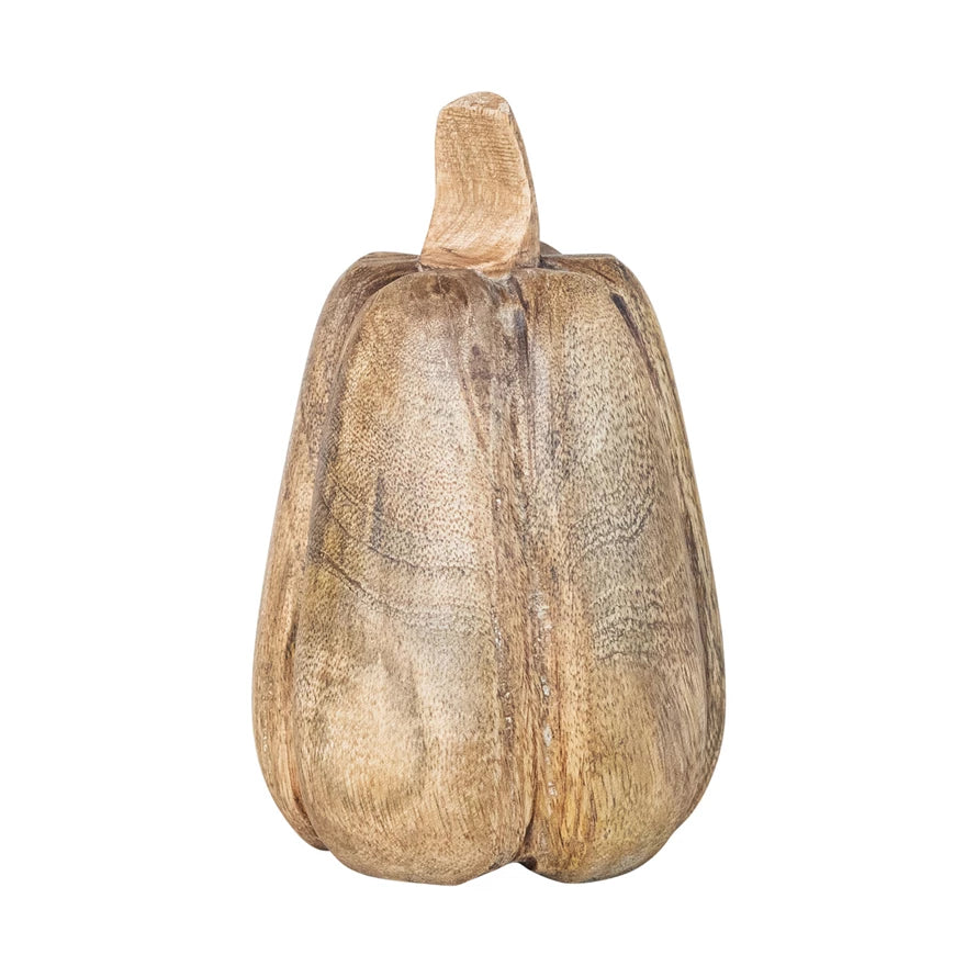Stained Wood Pumpkin