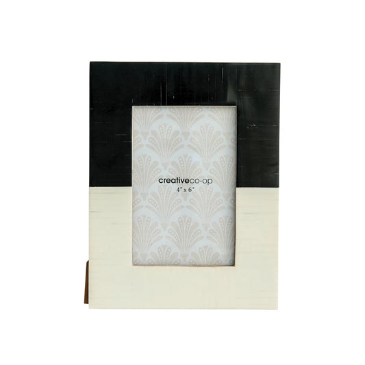 Black & Cream Resin Frame
