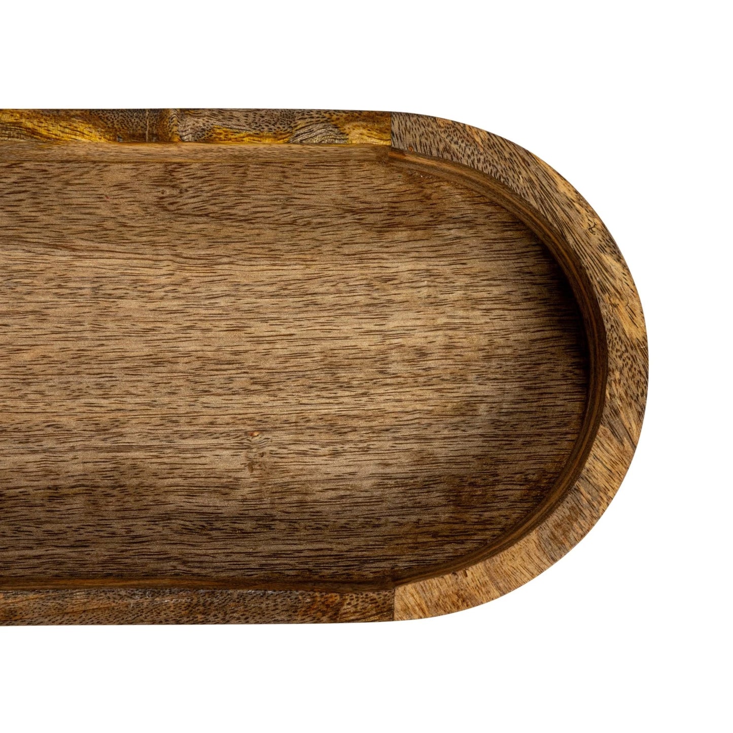 Wood Footed Tray
