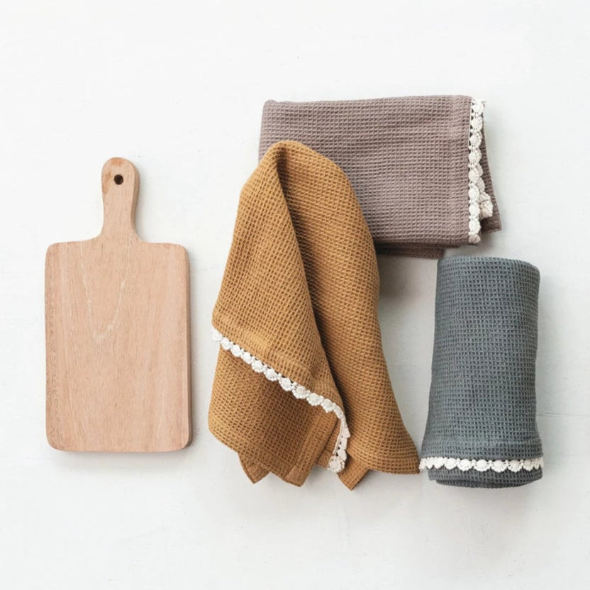 Tea Towel & Cheese Board Set
