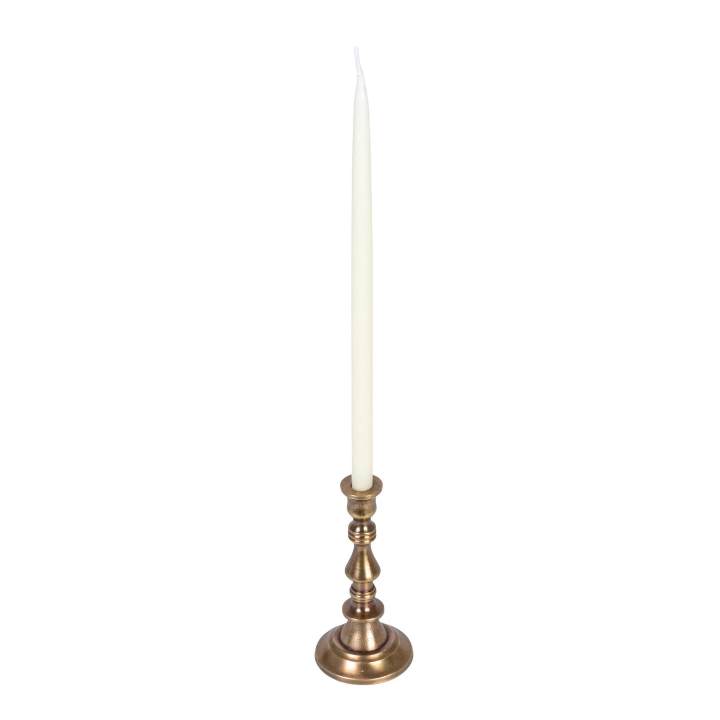 4.5" Antique Brass Taper holder