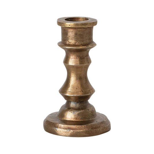 2.5" Antique Brass Taper holder