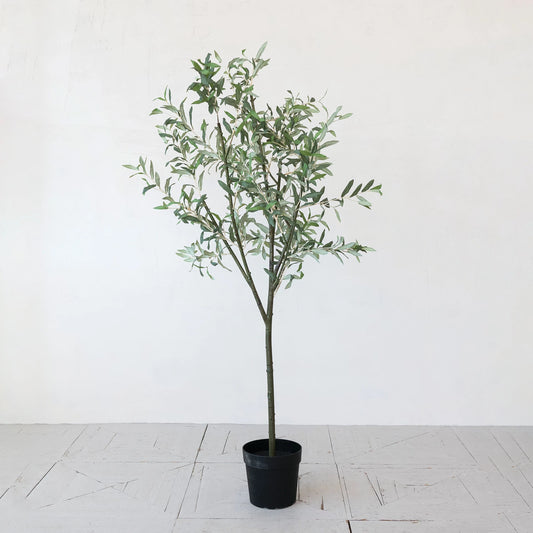 Potted Faux Olive Tree