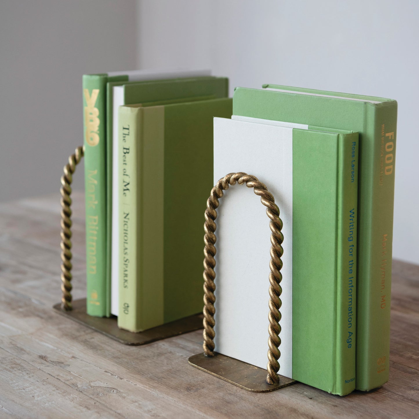 Twisted Arched Bookends