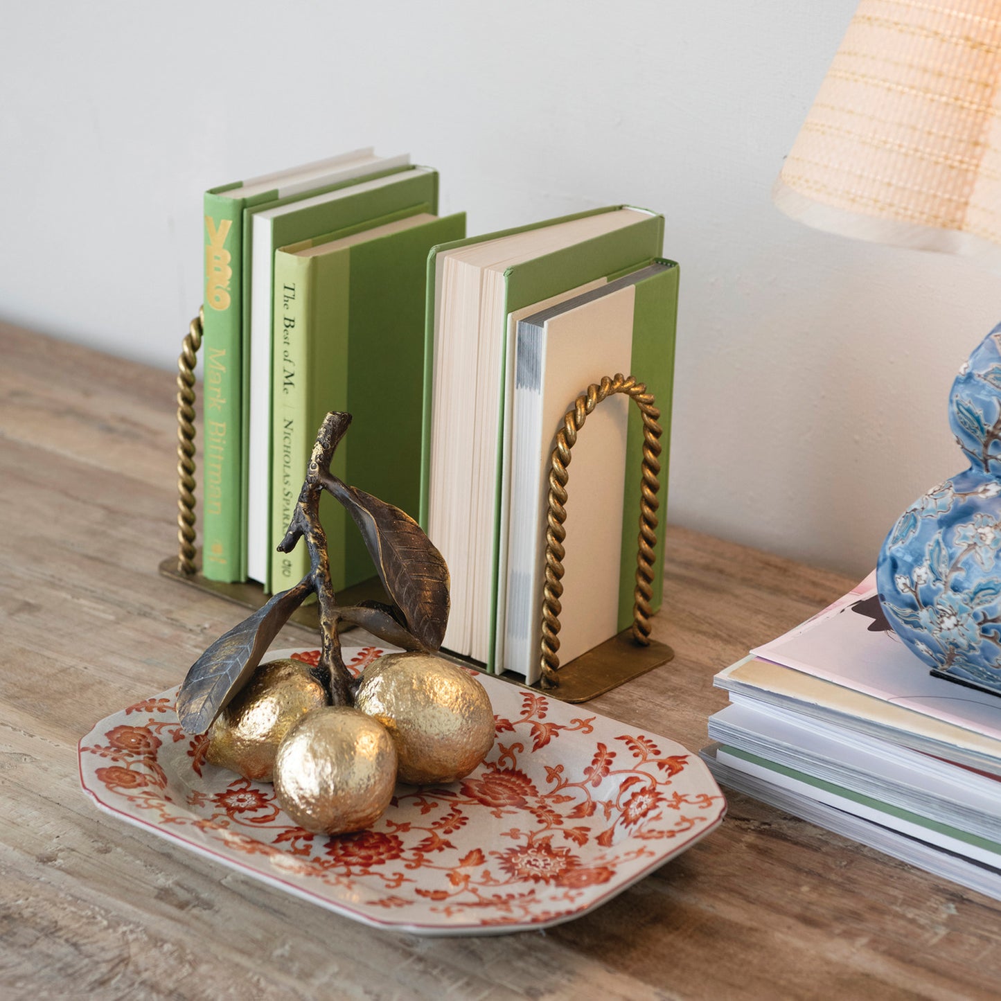 Twisted Arched Bookends