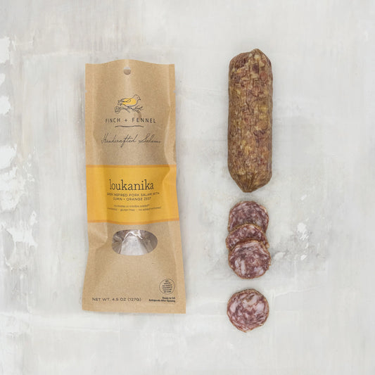4.5 oz. Loukanika Salami