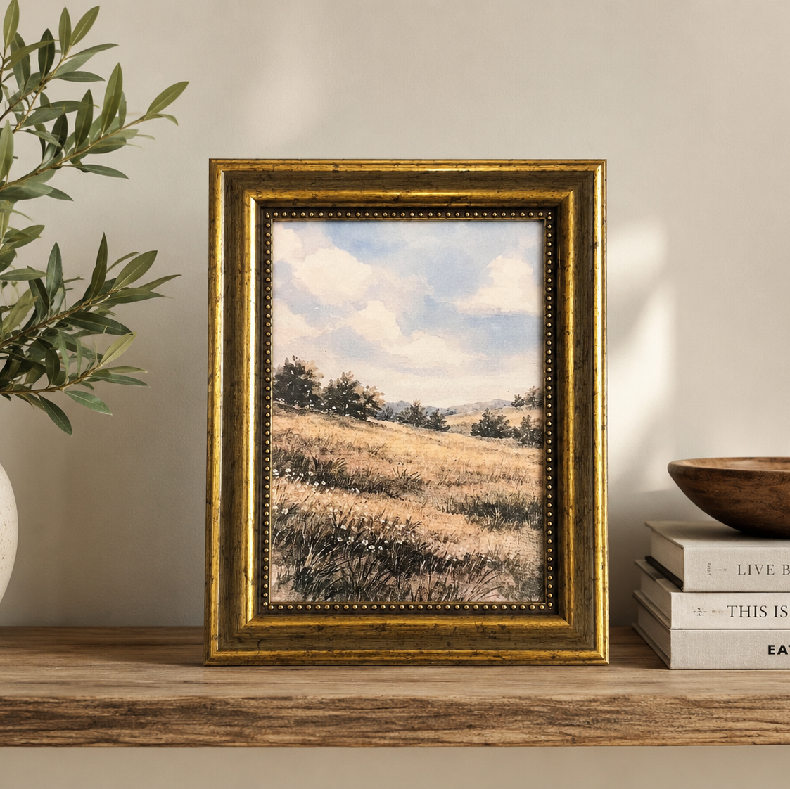Gold Framed Landscape 5x7