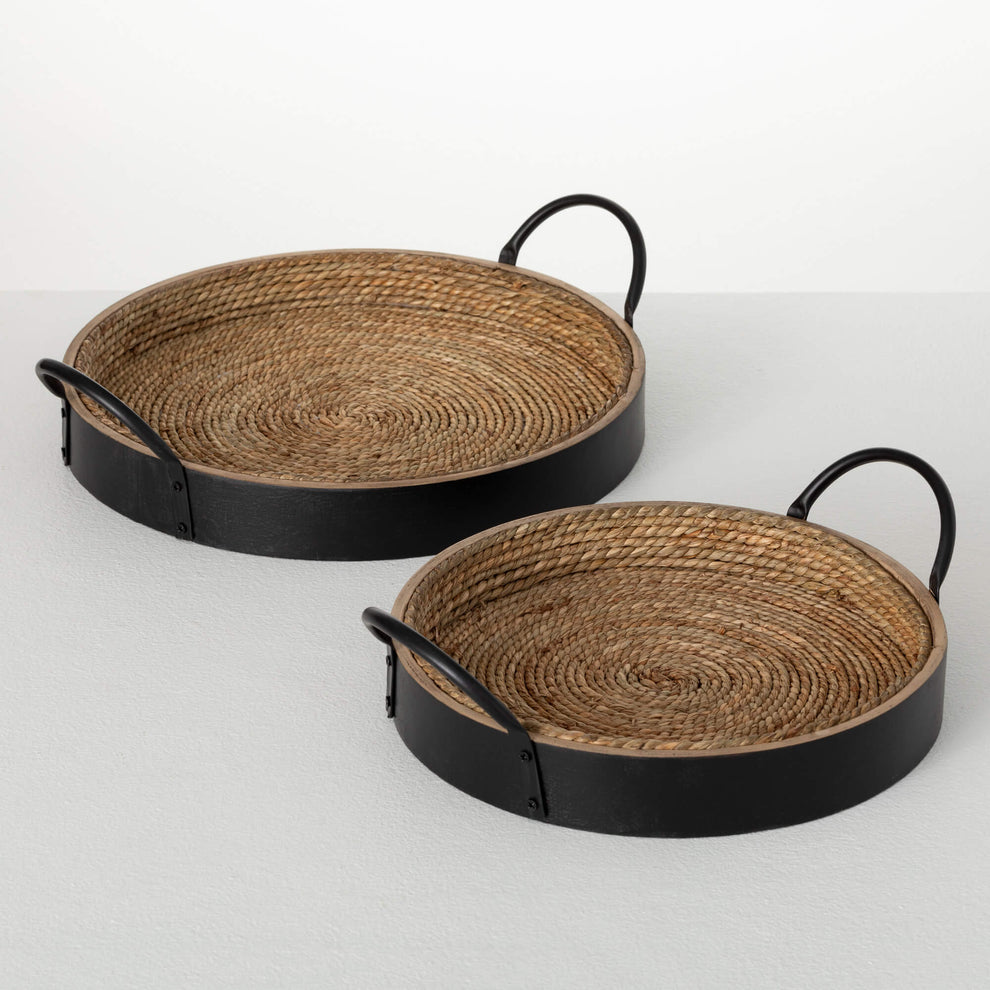 Round Rope Trays – Dwellings Decor