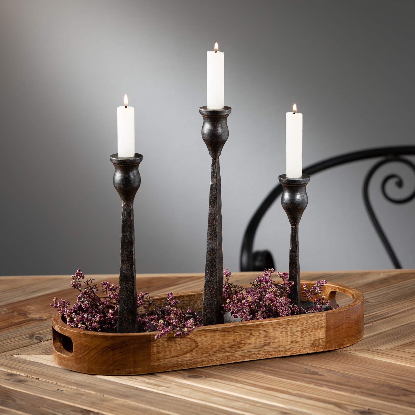 Oval Wooden Tray