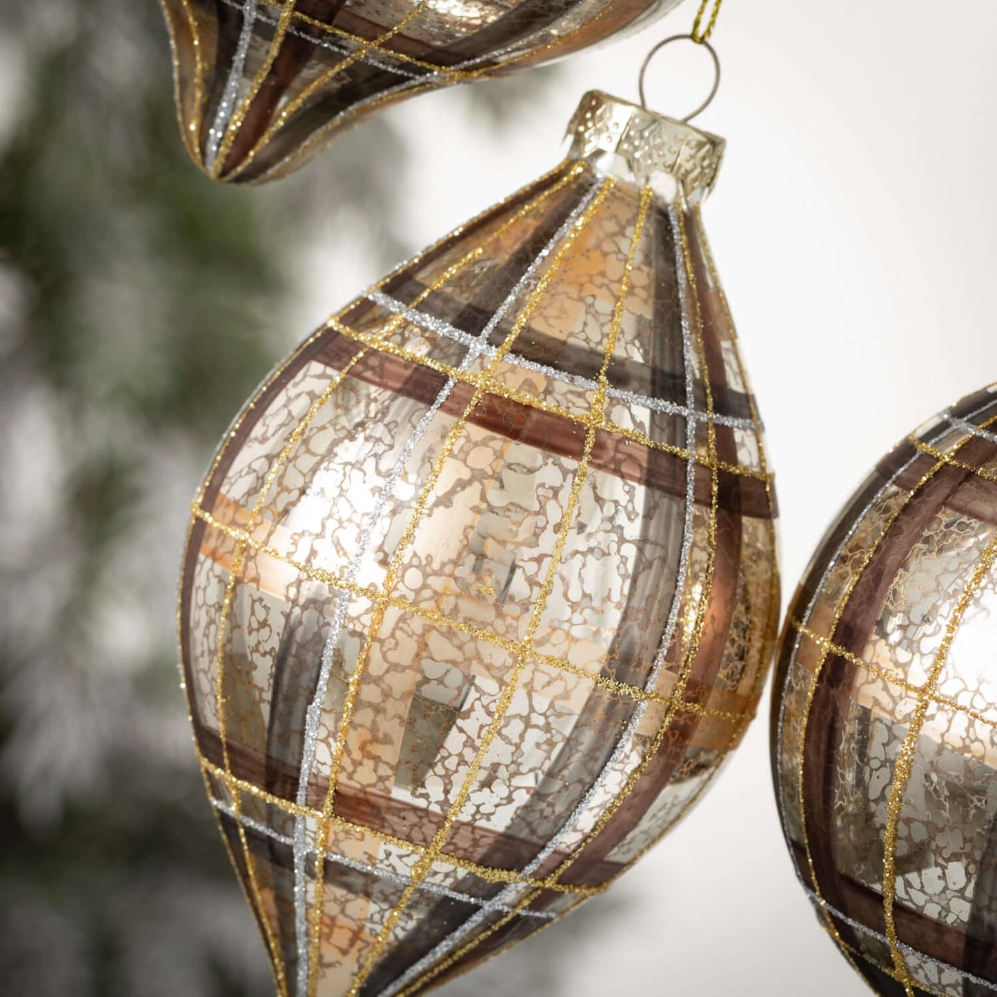 Plaid Ornament