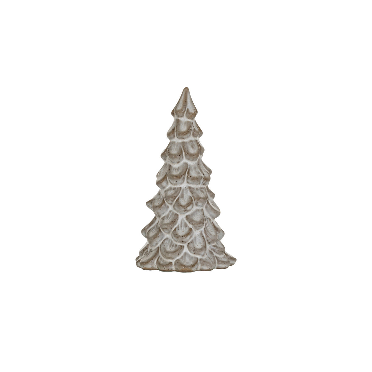 White Glazed Stoneware Tree