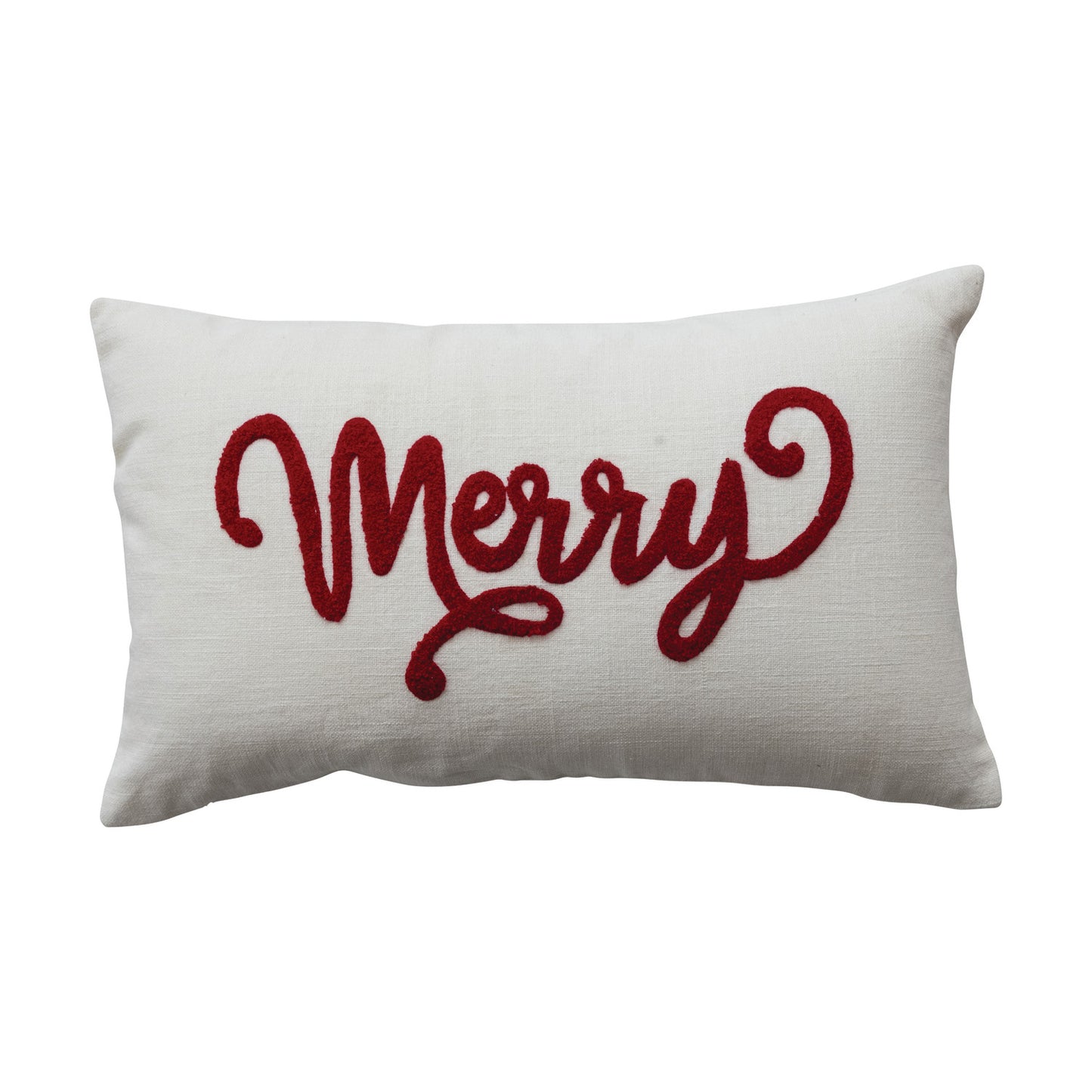"Merry" Throw Pillow